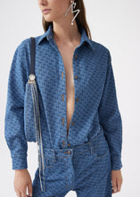 Load image into Gallery viewer, Large Vesna Blue Denim