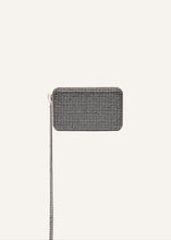 Load image into Gallery viewer, LELIA CLUTCH BLACK CRYSTALS