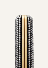 Load image into Gallery viewer, LELIA CLUTCH BLACK CRYSTALS