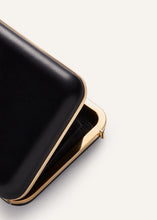 Load image into Gallery viewer, LELIA CLUTCH BLACK LEATHER