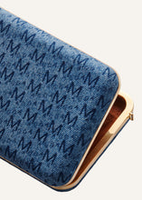 Load image into Gallery viewer, LELIA CLUTCH BLUE DENIM