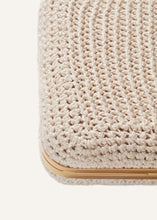 Load image into Gallery viewer, LELIA CLUTCH CREAM CROCHET