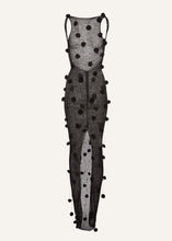 Load image into Gallery viewer, PF23 CROCHET 06 DRESS BLACK