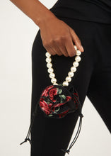 Load image into Gallery viewer, PF23 MICRO MAGDA BAG BLACK PRINT PEARL