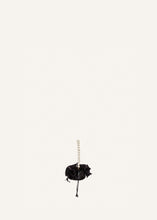 Load image into Gallery viewer, Micro pearl Magda bag in black satin