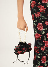 Load image into Gallery viewer, PF23 SMALL MAGDA BAG BLACK PRINT PEARL