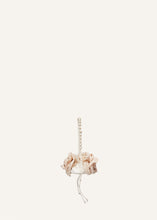 Load image into Gallery viewer, PF23 SMALL MAGDA BAG CREAM SATIN CROCHET PEARL