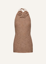 Load image into Gallery viewer, RE23 CROCHET 04 DRESS BEIGE
