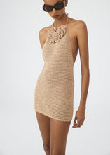 Load image into Gallery viewer, RE23 CROCHET 04 DRESS BEIGE