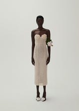 Load image into Gallery viewer, SS24 CROCHET 01 DRESS BEIGE