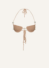 Load image into Gallery viewer, SS24 CROCHET 02 TOP BRA BROWN