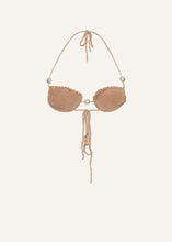 Load image into Gallery viewer, SS24 CROCHET 02 TOP BRA BROWN