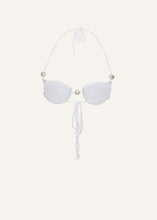 Load image into Gallery viewer, SS24 CROCHET 02 TOP BRA WHITE