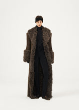 Load image into Gallery viewer, AW23 LEATHER 01 SHEARLING COAT BROWN
