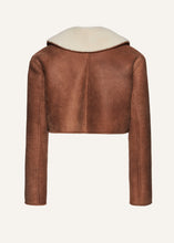 Load image into Gallery viewer, AW23 LEATHER 11 SHEARLING JACKET BEIGE
