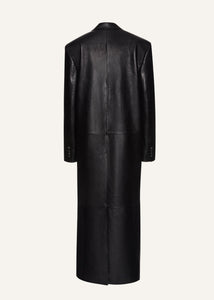 AW23 LEATHER 20 COAT BLACK