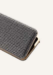 LELIA CLUTCH BLACK CRYSTALS