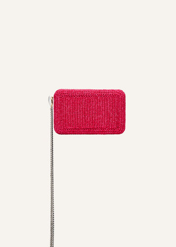 LELIA CLUTCH PINK CROCHET