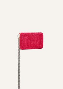 LELIA CLUTCH PINK CROCHET