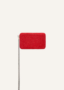 LELIA CLUTCH RED CROCHET