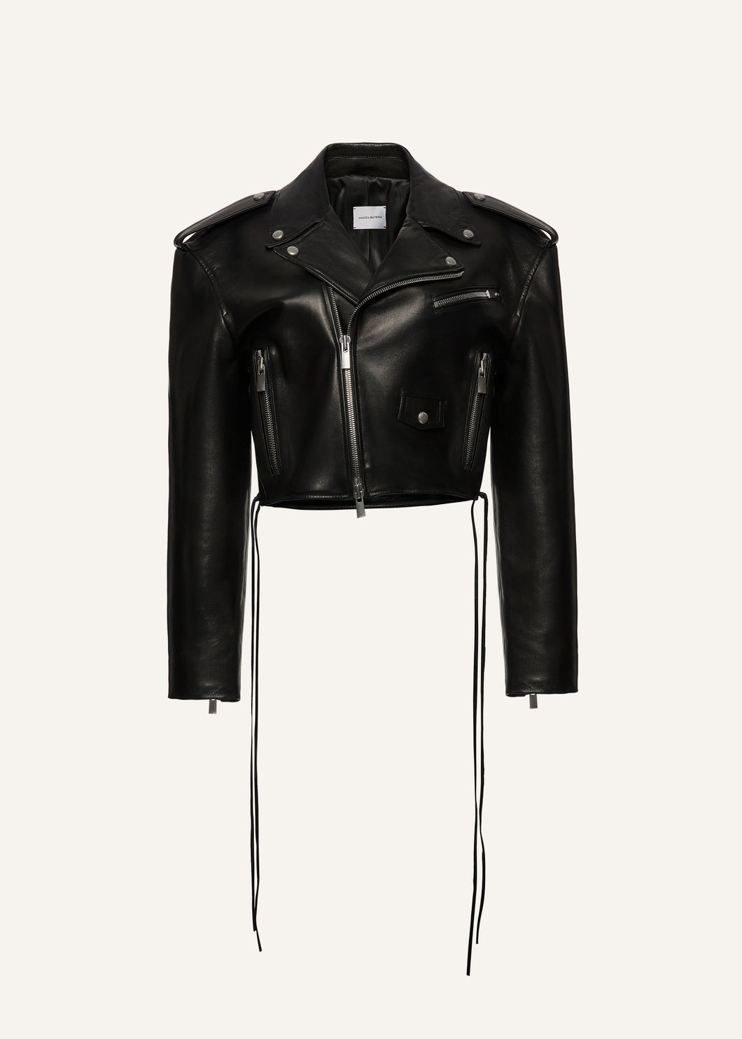 PF20 LEATHER 07 JACKET BLACK