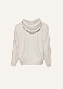 PF21 KNITWEAR 03 HOODIE CREAM