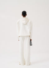 Load image into Gallery viewer, Hooded knit sweater in cream
