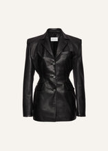 Load image into Gallery viewer, PF21 LEATHER 01 BLAZER BLACK
