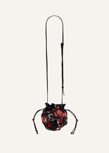 Pearl Magda bag in black floral print