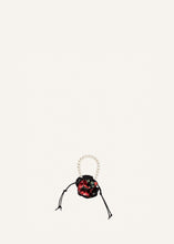 Load image into Gallery viewer, Micro pearl Magda bag in black floral print
