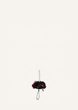 Load image into Gallery viewer, Micro pearl Magda bag in black floral print
