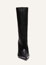 Load image into Gallery viewer, PF23 SHARP POINTED BOOT LEATHER BLACK
