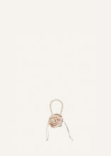 Load image into Gallery viewer, Micro pearl Magda bag in cream crochet
