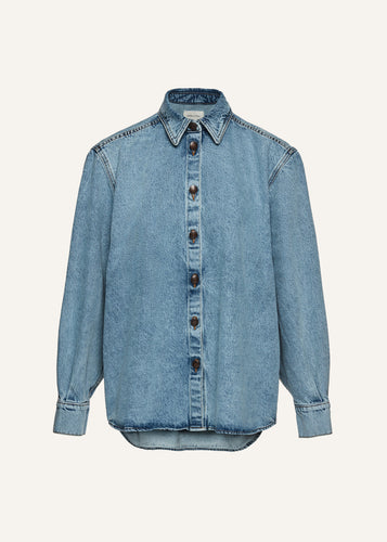 PF24 DENIM 06 SHIRT BLUE