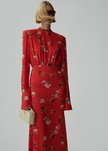 Load image into Gallery viewer, PF24 DRESS 18 RED PRINT
