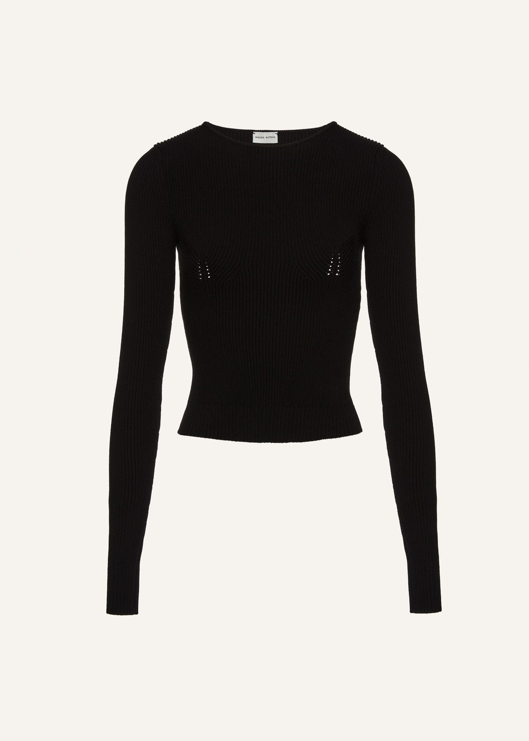 PF24 KNITWEAR 07 TOP BLACK