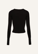 Load image into Gallery viewer, PF24 KNITWEAR 07 TOP BLACK

