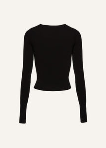 PF24 KNITWEAR 07 TOP BLACK