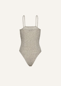 PF24 KNITWEAR 19 BODYSUIT GREY