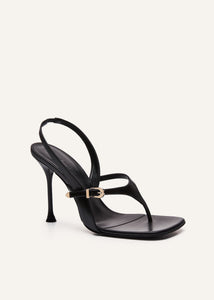 PF24 SANDALS LEATHER BLACK