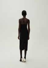 Load image into Gallery viewer, Muslin straps tube dress in black
