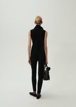 Load image into Gallery viewer, Skinny knitwear leggings in black
