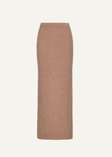 Load image into Gallery viewer, Mohair midi skirt in caramel
