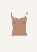 Load image into Gallery viewer, Mohair tank top in caramel
