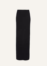 Load image into Gallery viewer, Knitwear maxi skirt in black
