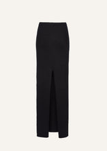 Load image into Gallery viewer, Knitwear maxi skirt in black
