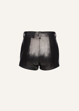 Load image into Gallery viewer, Leather hot shorts in black
