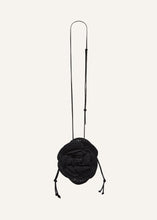 Load image into Gallery viewer, Magda bag pearl strap in black crochet
