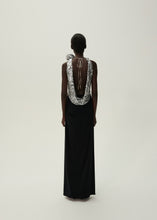 Load image into Gallery viewer, Hip plunge maxi skirt in black
