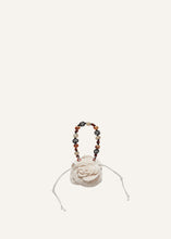 Load image into Gallery viewer, Small Magda bag beads strap in cream crochet
